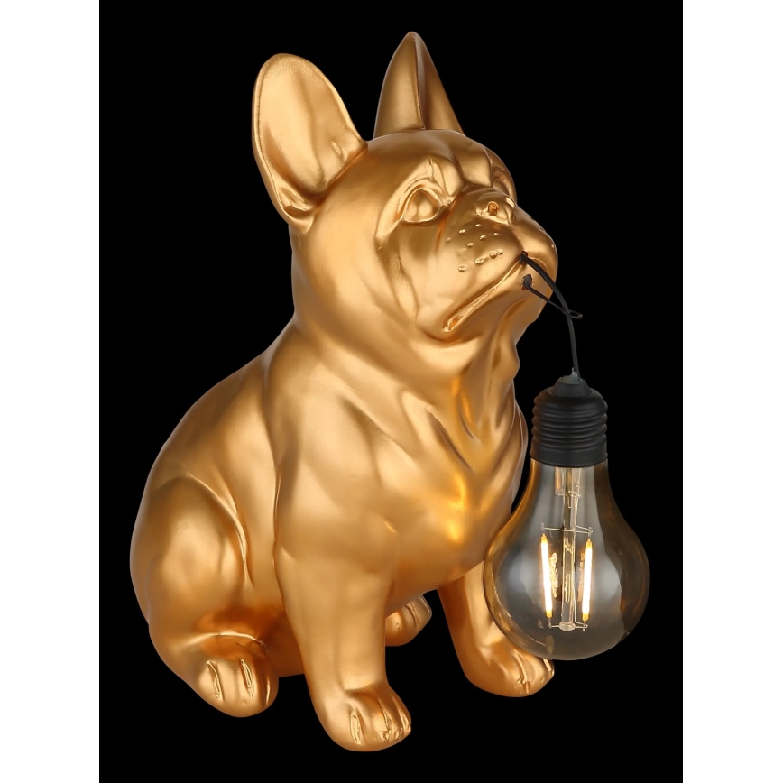 Globo - LED saulės šviestuvas LED/3V IP44 300 mAh auksinis šuo