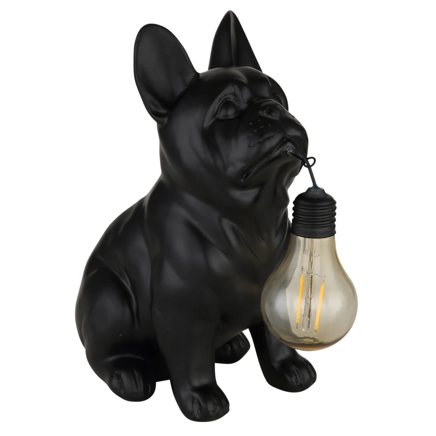 Globo - LED saulės šviestuvas LED/3V IP44 300 mAh juodas šuo