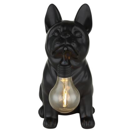 Globo - LED saulės šviestuvas LED/3V IP44 300 mAh juodas šuo