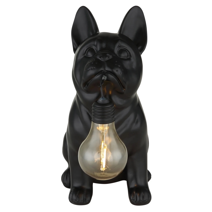 Globo - LED saulės šviestuvas LED/3V IP44 300 mAh juodas šuo