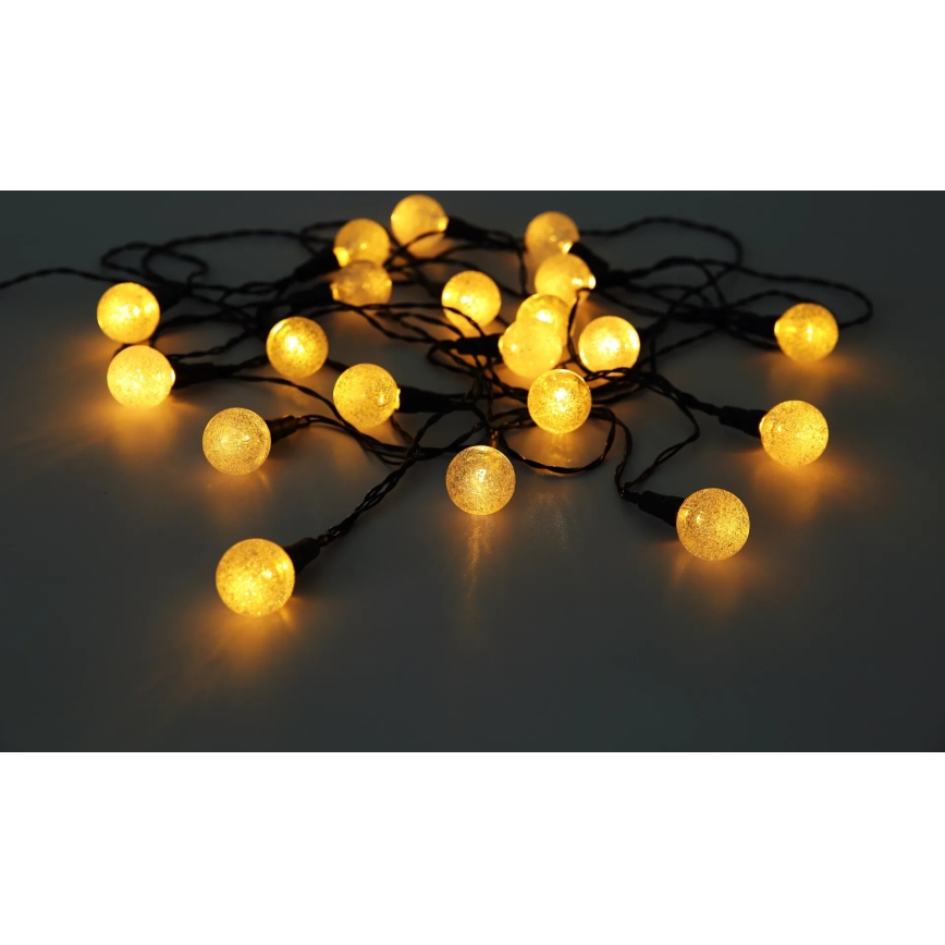 Globo - LED RGB Saulės grandinė 20xLED/0,06W/3V 770 cm IP44
