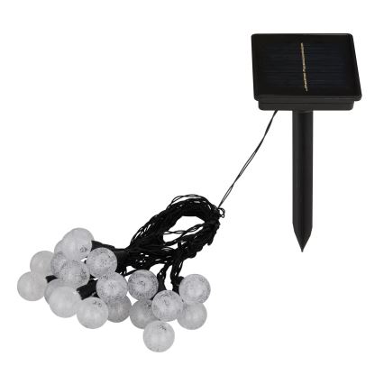 Globo - LED RGB Saulės grandinė 20xLED/0,06W/3V 770 cm IP44