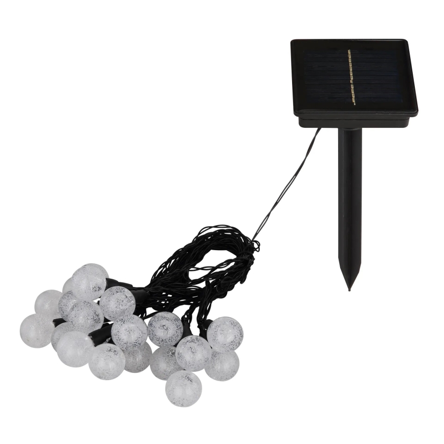 Globo - LED RGB Saulės grandinė 20xLED/0,06W/3V 770 cm IP44