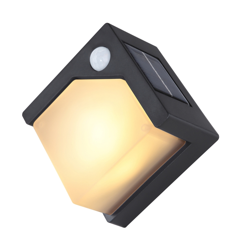 Globo - LED Saulės energijos šviestuvas su jutikliu LED/0,48W/3V IP44 600 mAh