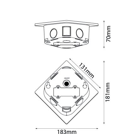 Globo - LED apšvietimas, įkraunamas saulės energija LED/0,5W/3,2V IP54