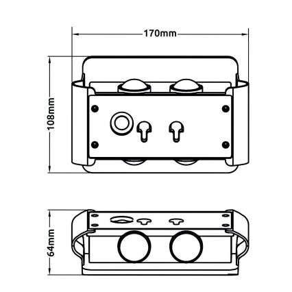Globo - LED Saulės energijos šviestuvas LED/1W/3,2V 3000K IP54