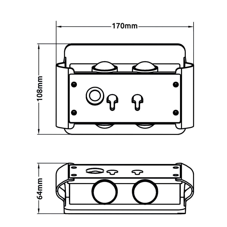 Globo - LED Saulės energijos šviestuvas LED/1W/3,2V 3000K IP54