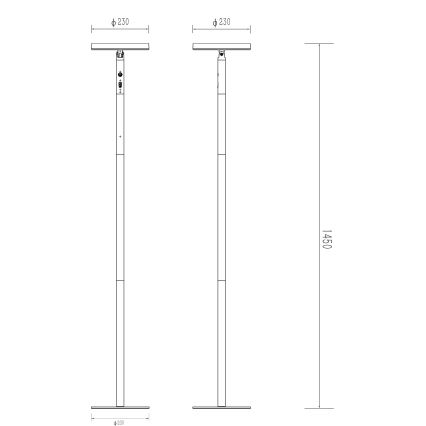 Globo - LED šviestuvas, įkraunamas saulės energija LED/6W/3,7V IP54