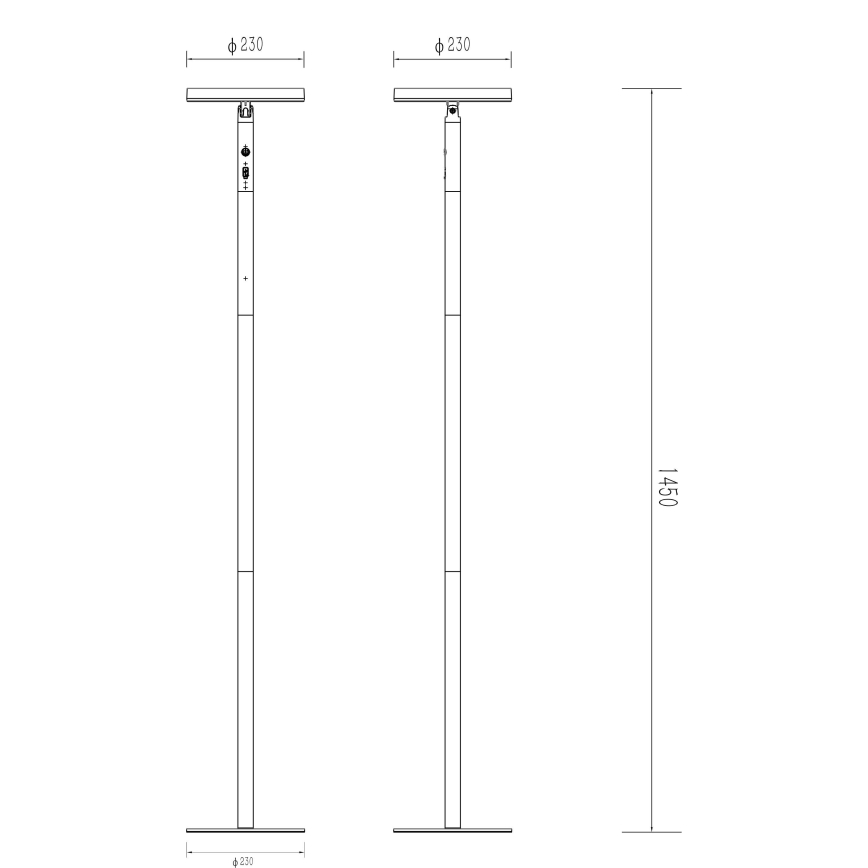 Globo - LED šviestuvas, įkraunamas saulės energija LED/6W/3,7V IP54