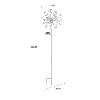 Globo - LED Saulės dekoracija LED/0,06W/3,2V IP44
