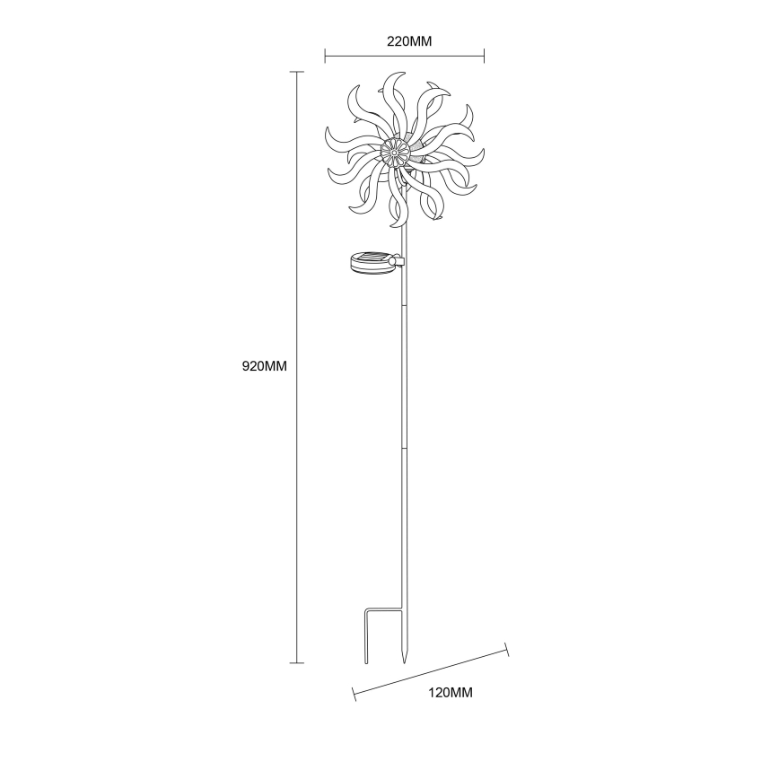 Globo - LED Saulės dekoracija LED/0,06W/3,2V IP44