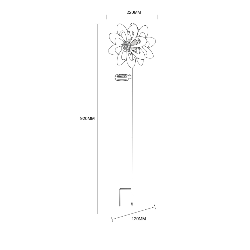 Globo - LED Saulės dekoracija LED/0,06W/3,2V IP44