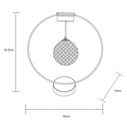 Globo - LED apšvietimas, įkraunamas saulės energija LED/0,06W/1,2V sidabras IP44