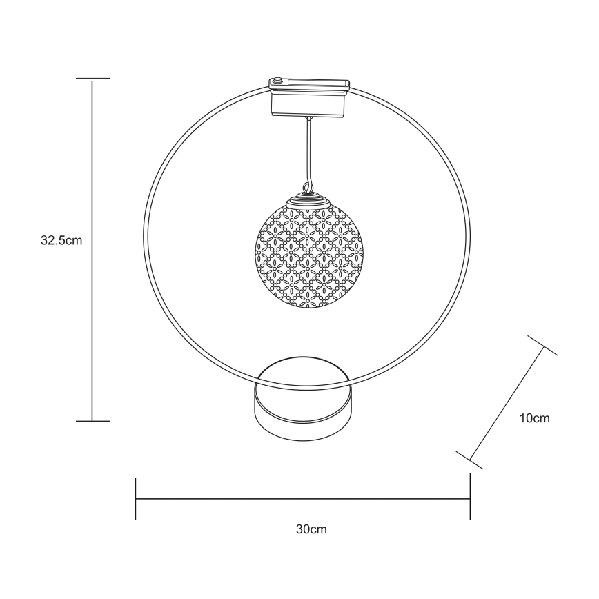 Globo - LED apšvietimas, įkraunamas saulės energija LED/0,06W/1,2V sidabras IP44