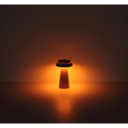 Globo - LED šviesos reguliavimas saulės jutiklinė lempa LED/4W/3,7W IP54 rausva