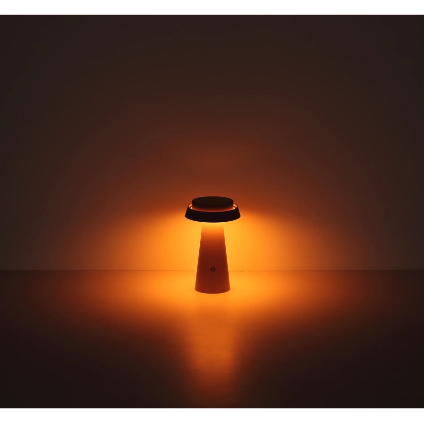 Globo - LED šviesos reguliavimas saulės jutiklinė lempa LED/4W/3,7W IP54 rausva