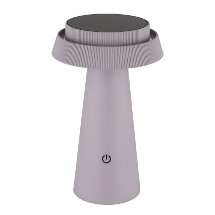 Globo - LED šviesos reguliavimas saulės jutiklinė lempa LED/4W/3,7W IP54 rausva