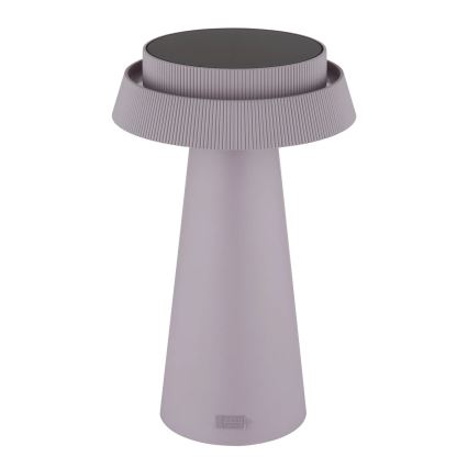 Globo - LED šviesos reguliavimas saulės jutiklinė lempa LED/4W/3,7W IP54 rausva