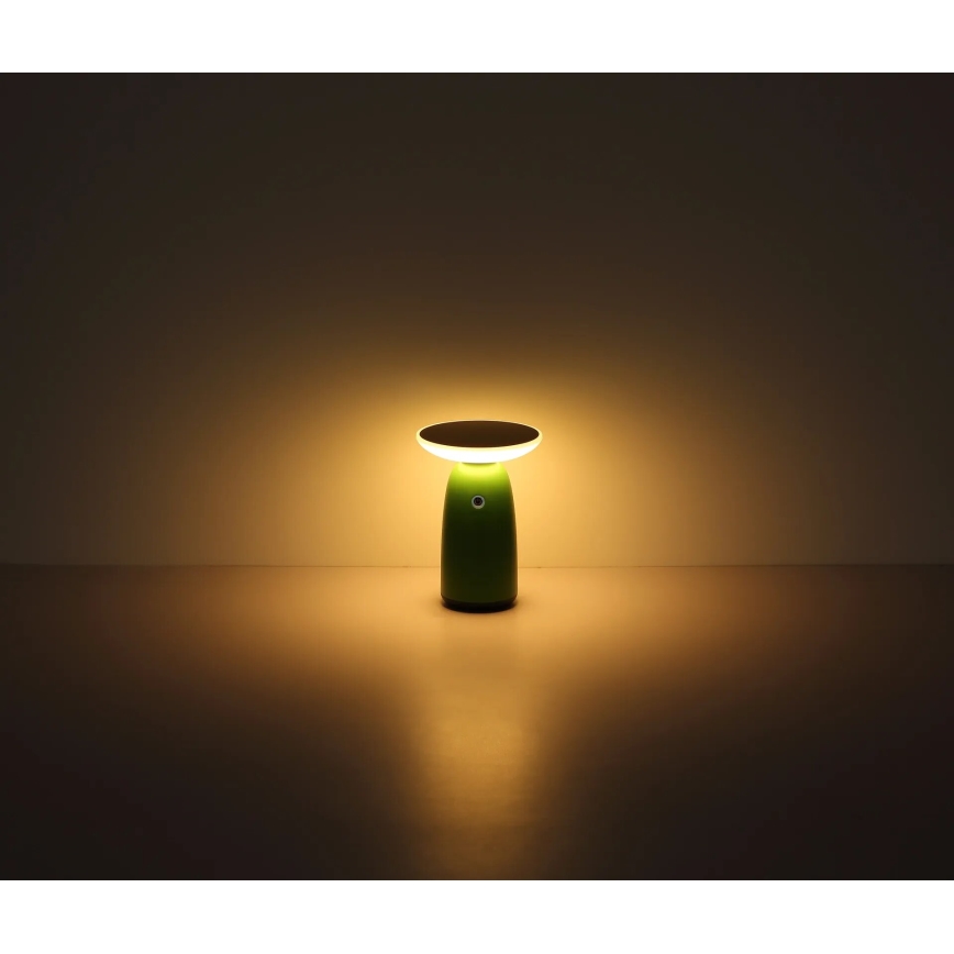 Globo - LED Pritemdomas saulės jutiklinė lempa LED/10W/3,7V IP54 žalia