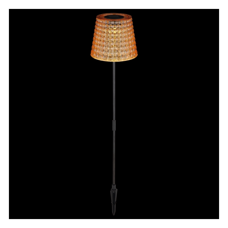 Globo - KOMPLEKTAS 2x LED apšvietimas, įkraunamas saulės energija LED/0,06W/3V IP44 oranžinė