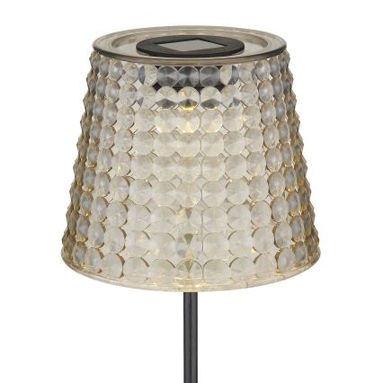 Globo - KOMPLEKTAS 2x LED apšvietimas, įkraunamas saulės energija LED/0,06W/3V IP44 pilka