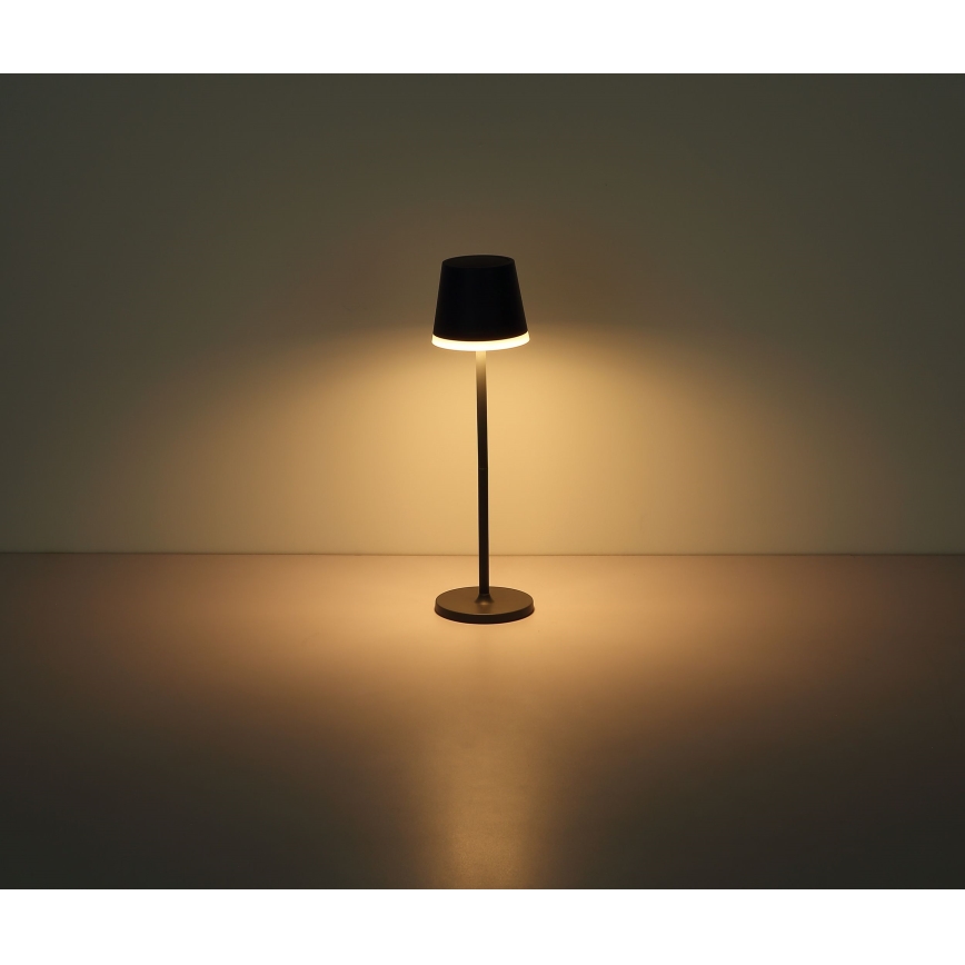 Globo - LED apšvietimas, įkraunamas saulės energija LED/0,6W/3V 3000K IP44 antracitas