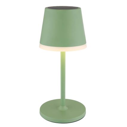 Globo - LED apšvietimas, įkraunamas saulės energija LED/0,06W/3V 3000K IP44 žalia