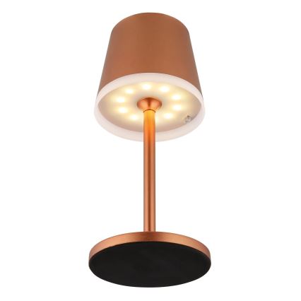 Globo - LED apšvietimas, įkraunamas saulės energija LED/0,6W/3V 3000K IP44 varis