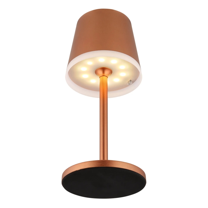 Globo - LED apšvietimas, įkraunamas saulės energija LED/0,6W/3V 3000K IP44 varis
