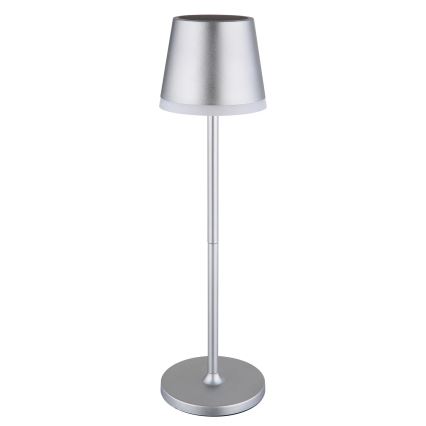 Globo - LED apšvietimas, įkraunamas saulės energija LED/0,6W/3V 3000K IP44 matinis chromas