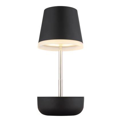 Globo - LED šviestuvas, įkraunamas saulės energija 10xLED/0,06W/3V IP44 juoda