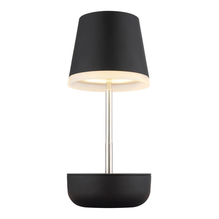 Globo - LED šviestuvas, įkraunamas saulės energija 10xLED/0,06W/3V IP44 juoda