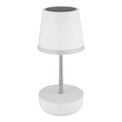 Globo - LED šviestuvas, įkraunamas saulės energija 10xLED/0,06W/3V IP44 balta