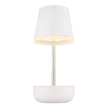 Globo - LED šviestuvas, įkraunamas saulės energija 10xLED/0,06W/3V IP44 balta