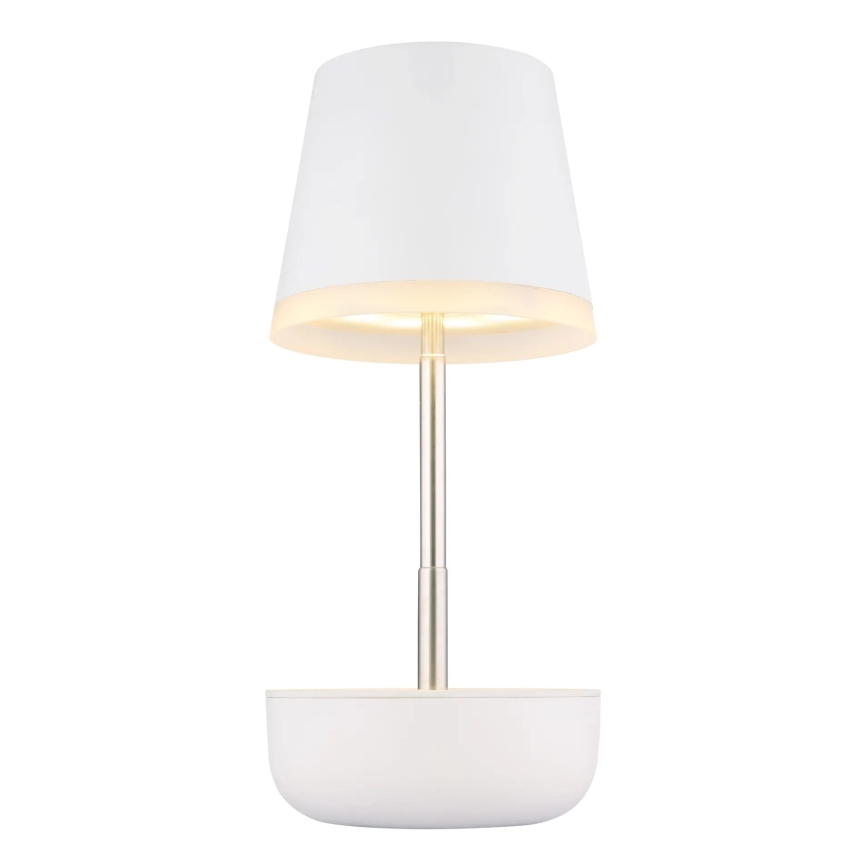 Globo - LED šviestuvas, įkraunamas saulės energija 10xLED/0,06W/3V IP44 balta