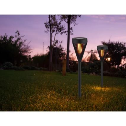 Globo - KOMPLEKTAS 2x LED šviestuvas, įkraunamas saulės energija LED/0,1W/1,2V IP44 300 mAh