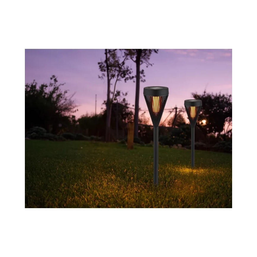 Globo - KOMPLEKTAS 2x LED šviestuvas, įkraunamas saulės energija LED/0,1W/1,2V IP44 300 mAh