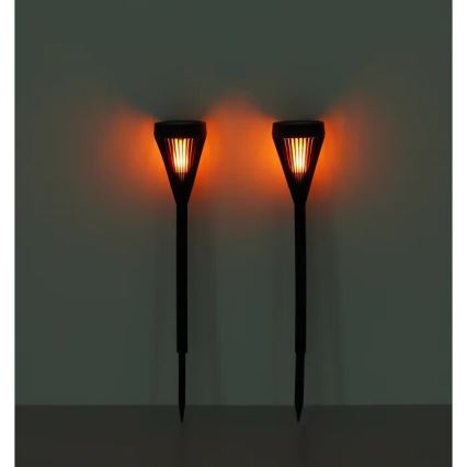 Globo - KOMPLEKTAS 2x LED šviestuvas, įkraunamas saulės energija LED/0,1W/1,2V IP44 300 mAh