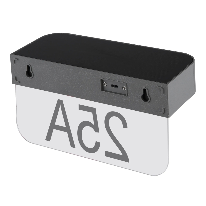 Globo - LED saulės namo numeris LED/6W/3,7V IP54 1800 mAh