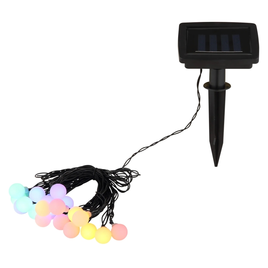 Globo - LED Saulės girlianda 20xLED/1,2V IP44 300 mAh 5,8 m