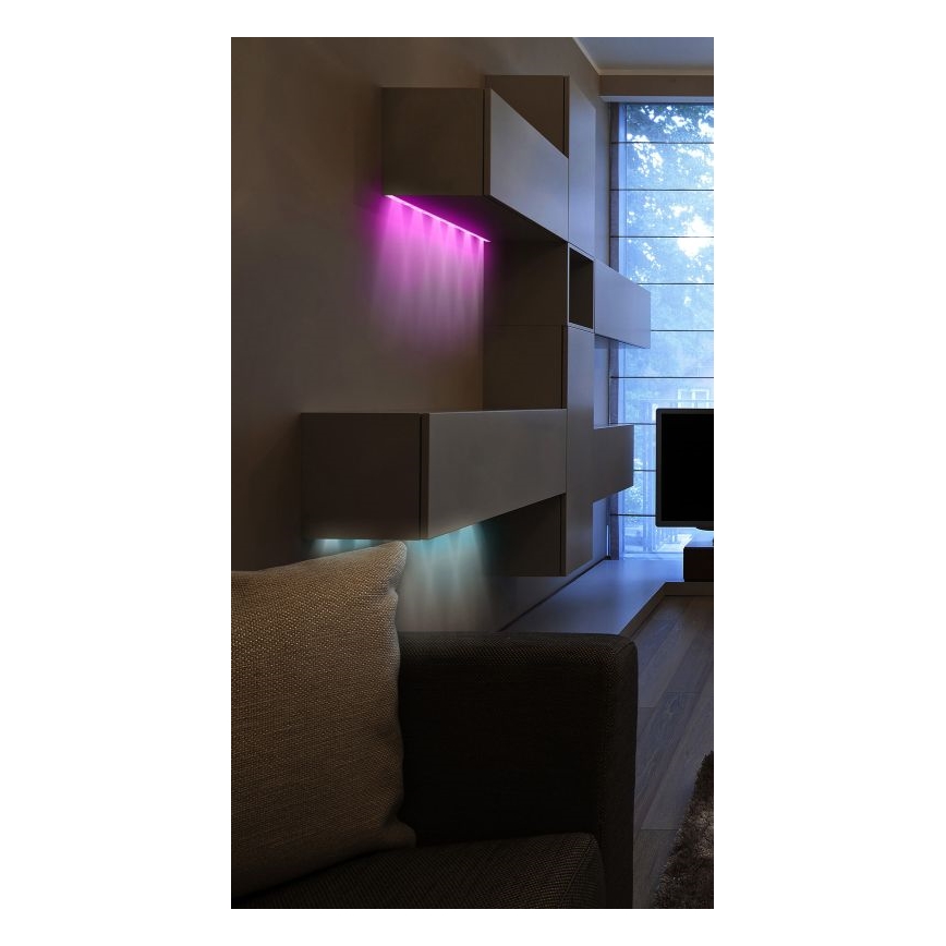 Globo - LED RGB Reguliuojama juostelė LED/6W/230V 1m + nuotolinio valdymo pultas