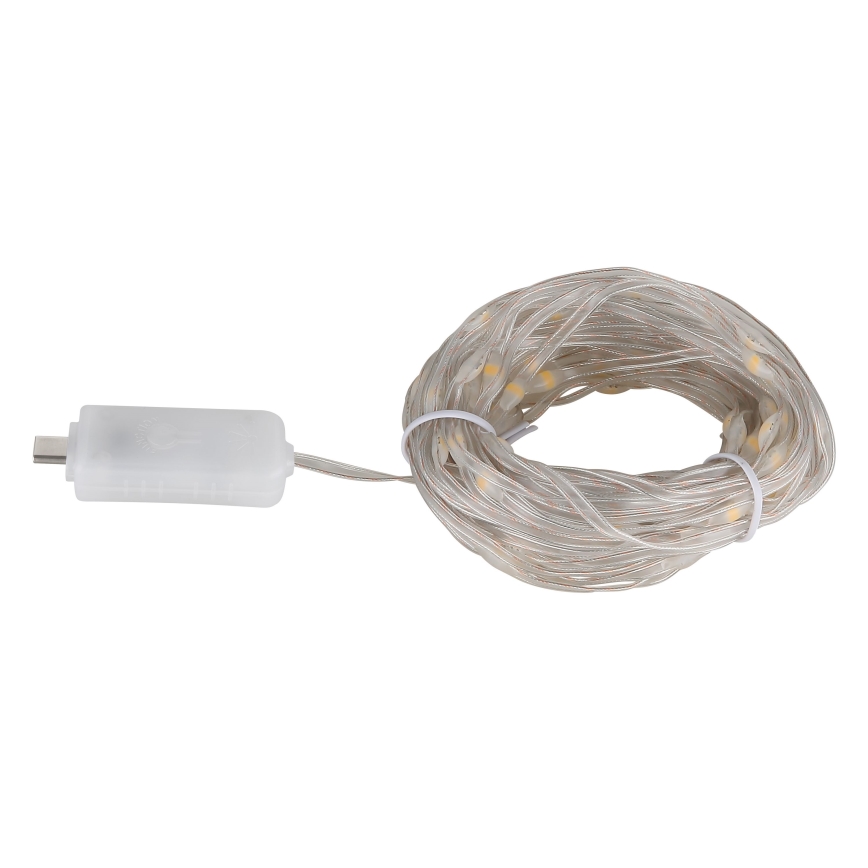 Globo - LED juosta 50xLED/0,06W/5V 5 m 8 funkcijos