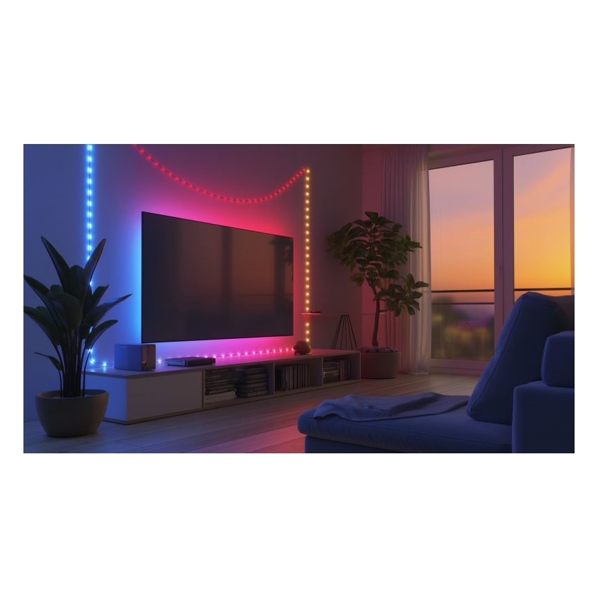 Globo - LED RGB juosta 50xLED/0,06W/5V 5 m 27 funkcijų