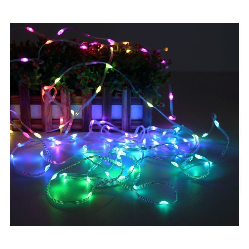 Globo - LED RGB juosta 50xLED/0,06W/5V 5 m 27 funkcijų