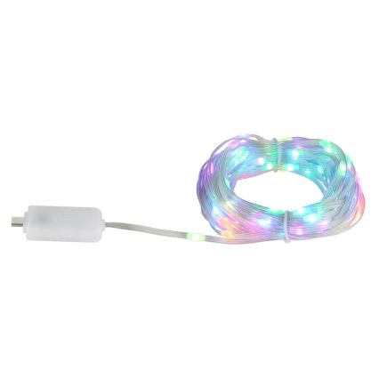 Globo - LED RGB juosta 50xLED/0,06W/5V 5 m 27 funkcijų