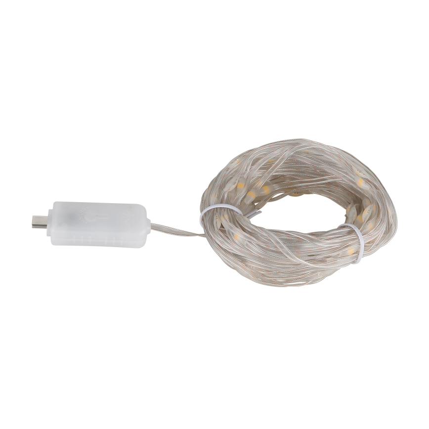 Globo - LED juosta 100xLED/0,06W/5V 10 m 8 funkcijų