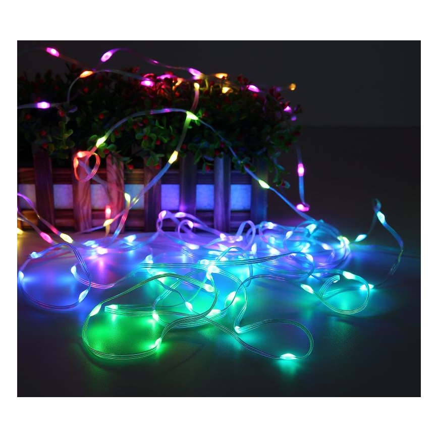 Globo - LED RGB juosta 100xLED/0,06W/5V 10 m 27 funkcijų