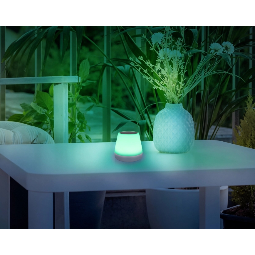 Globo - LED RGB šviestuvas, įkraunamas saulės energija LED/0,2W/3,7V IP44 1200 mAh
