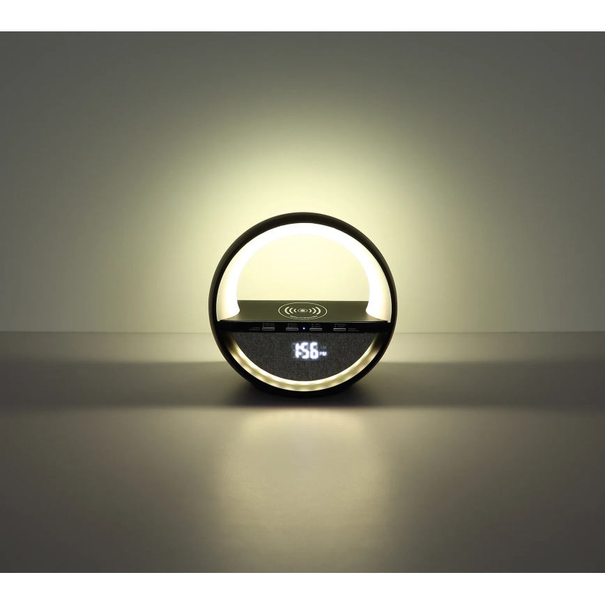 Globo - LED RGB jutiklinė įkraunama stalinė lempa su garsiakalbiu LED/3,5W/5V 1800 mAh