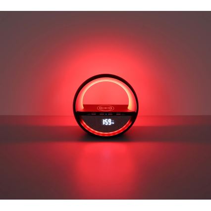 Globo - LED RGB jutiklinė įkraunama stalinė lempa su garsiakalbiu LED/3,5W/5V 1800 mAh